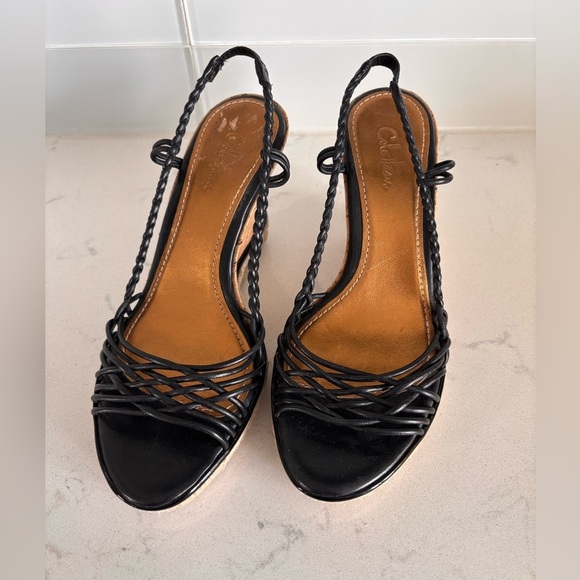 Cole Haan Shoes - Cole Haan Black Slingback Sandals